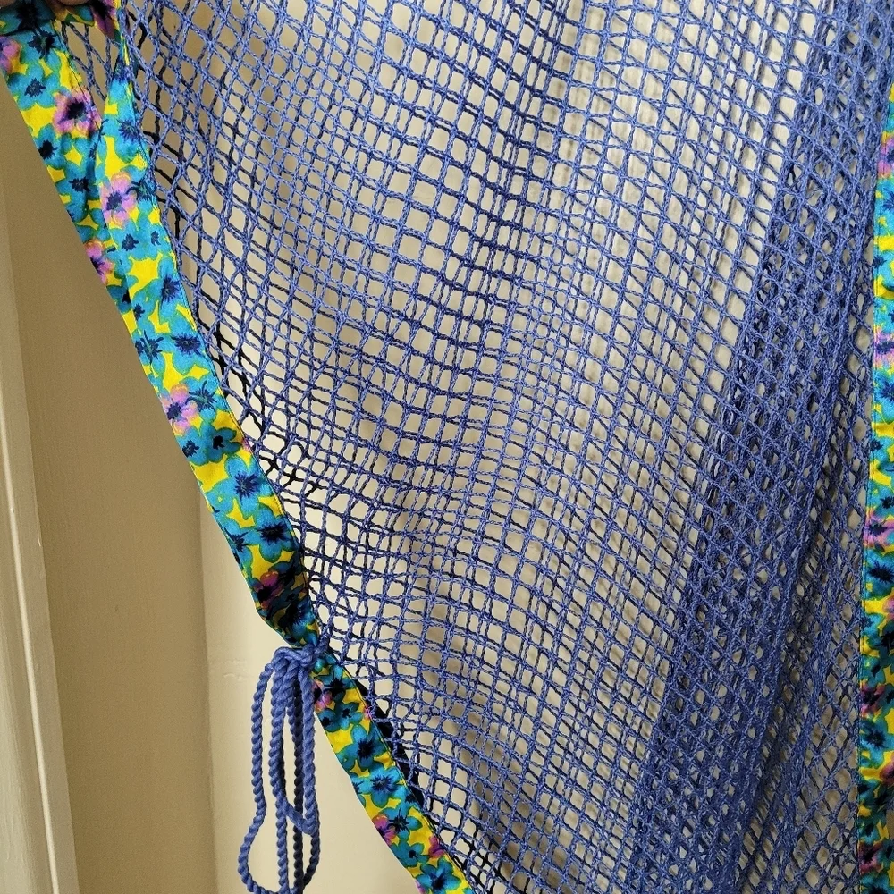 NWT Steve Madden Sheer Net Swim Cover-Up